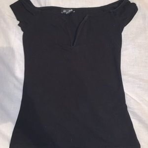 Express deep v cut shirt